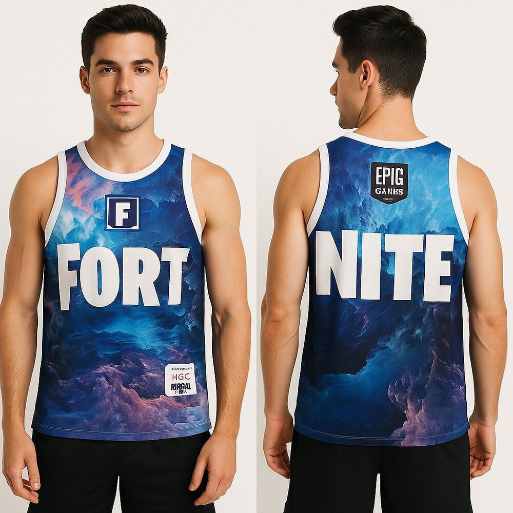Fortnite Headgear Classics 2017 Galaxy Tank – Size M – Rare Collector Piece